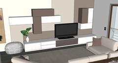 3D Design Living Room/Living Room - vue murale